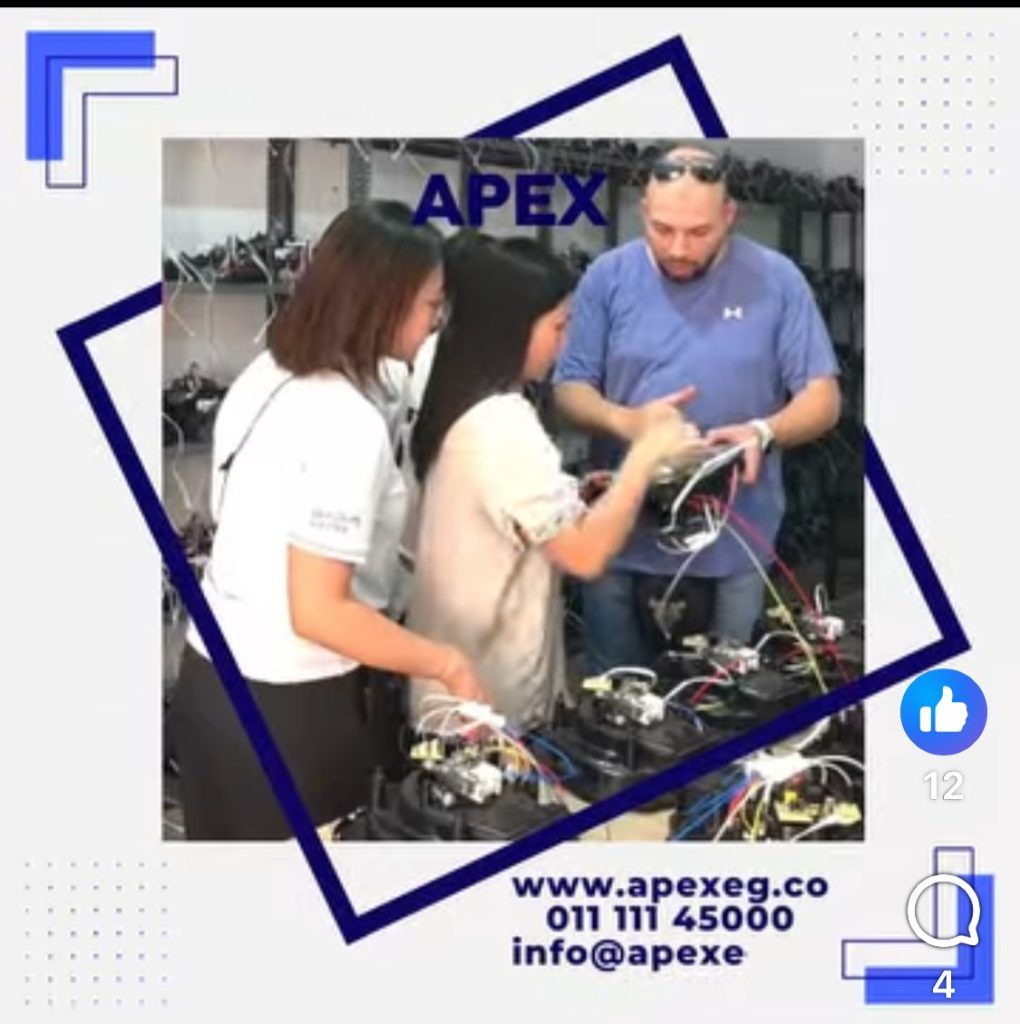 زيارة الوفد الصيني إلى مصنع APEX