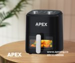 ⁦قلاية هوائية أبكس XL كومباكت – سعة 6 لتر تقليدية⁩ - الصورة ⁦3⁩